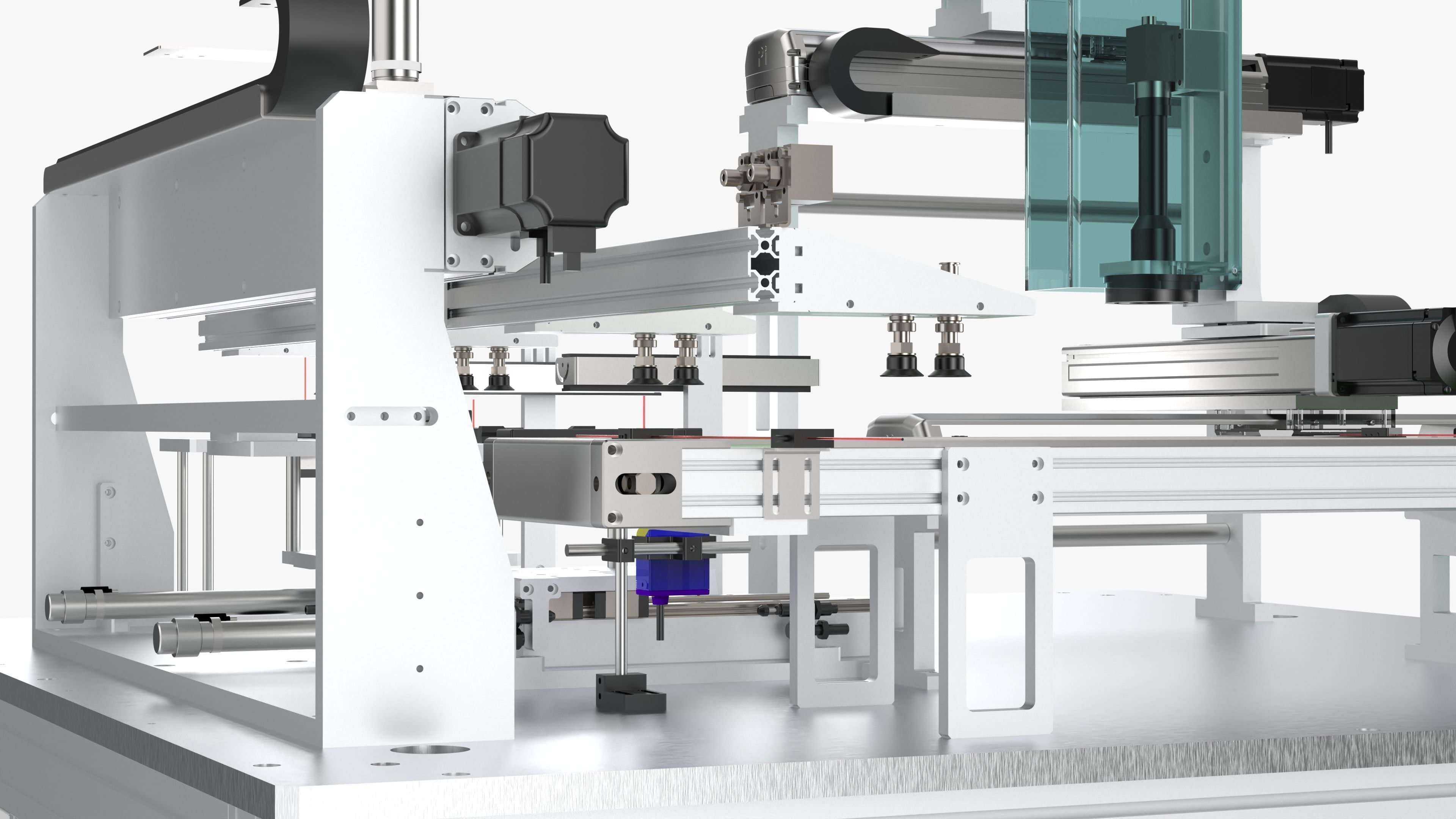 Automatic Power Battery Detection Machine 3D model_11