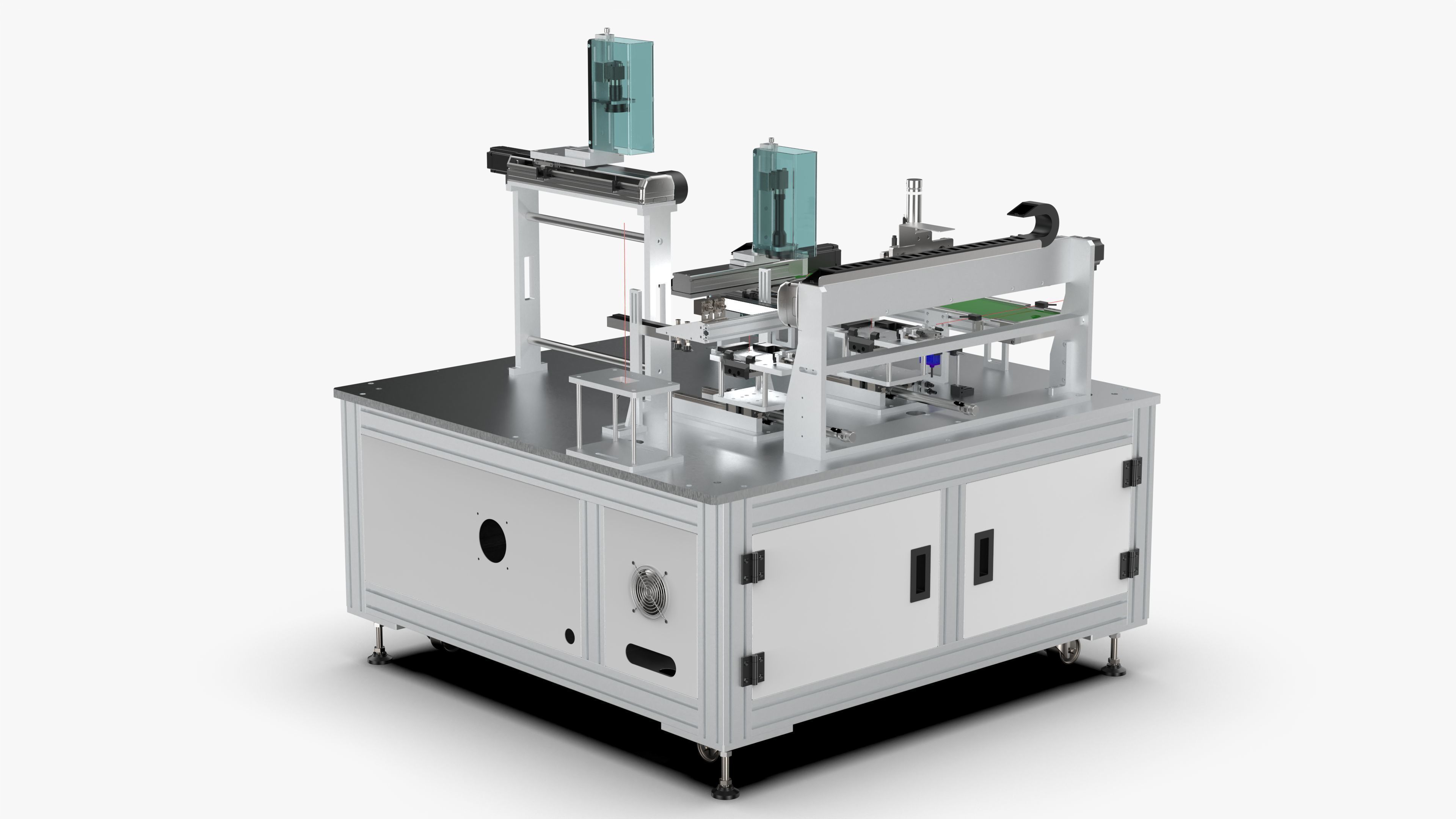 Automatic Power Battery Detection Machine 3D model_3