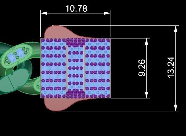 10 - 8 MM Cuban Chain Bracelet 3D print model_6