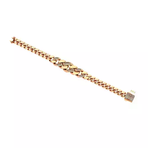 Diamond Cuban Bracelet 3D print model
