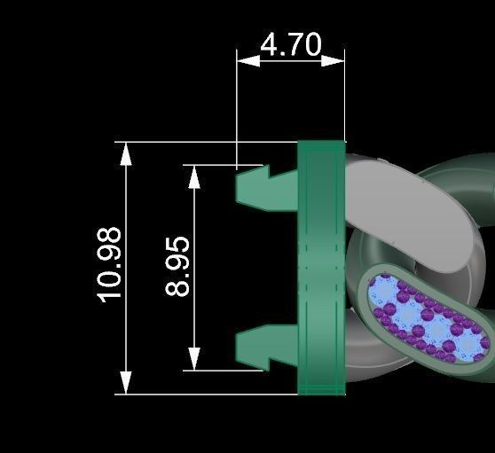 13 - 10 MM Cuban Chain Bracelet 3D print model_4