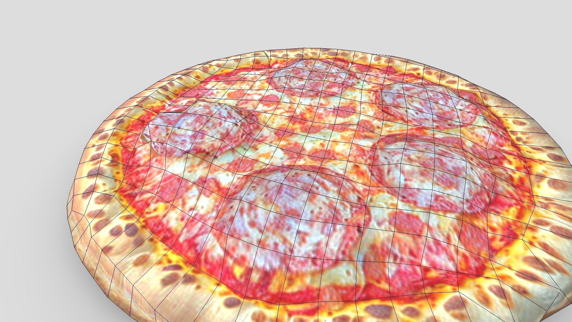 CC0 - Pizza Salami free VR / AR / low-poly 3D model | CGTrader