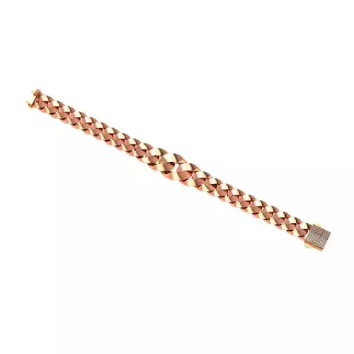 20 - 15 Cuban Chain Bracelet  3D print model