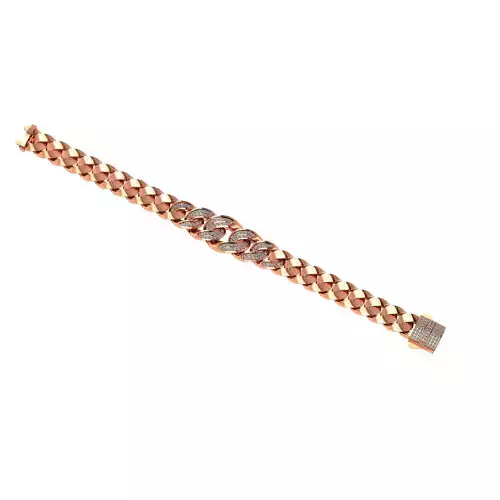 Cuban Chain Bracelet 3D print model