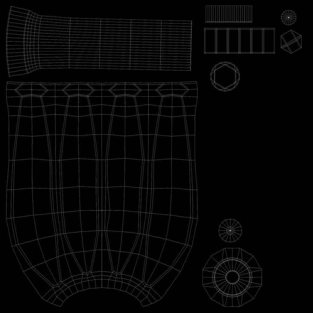 SO 9pc Metric Hard Grip Nut Driver Set 5 13mm Low-poly 3D model_25