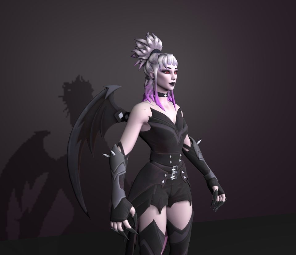 dusk fortnitr 3D model_2