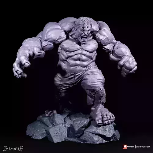 The Incredible Hulk - Hulk Yoda 3D PRINTING 3D print model