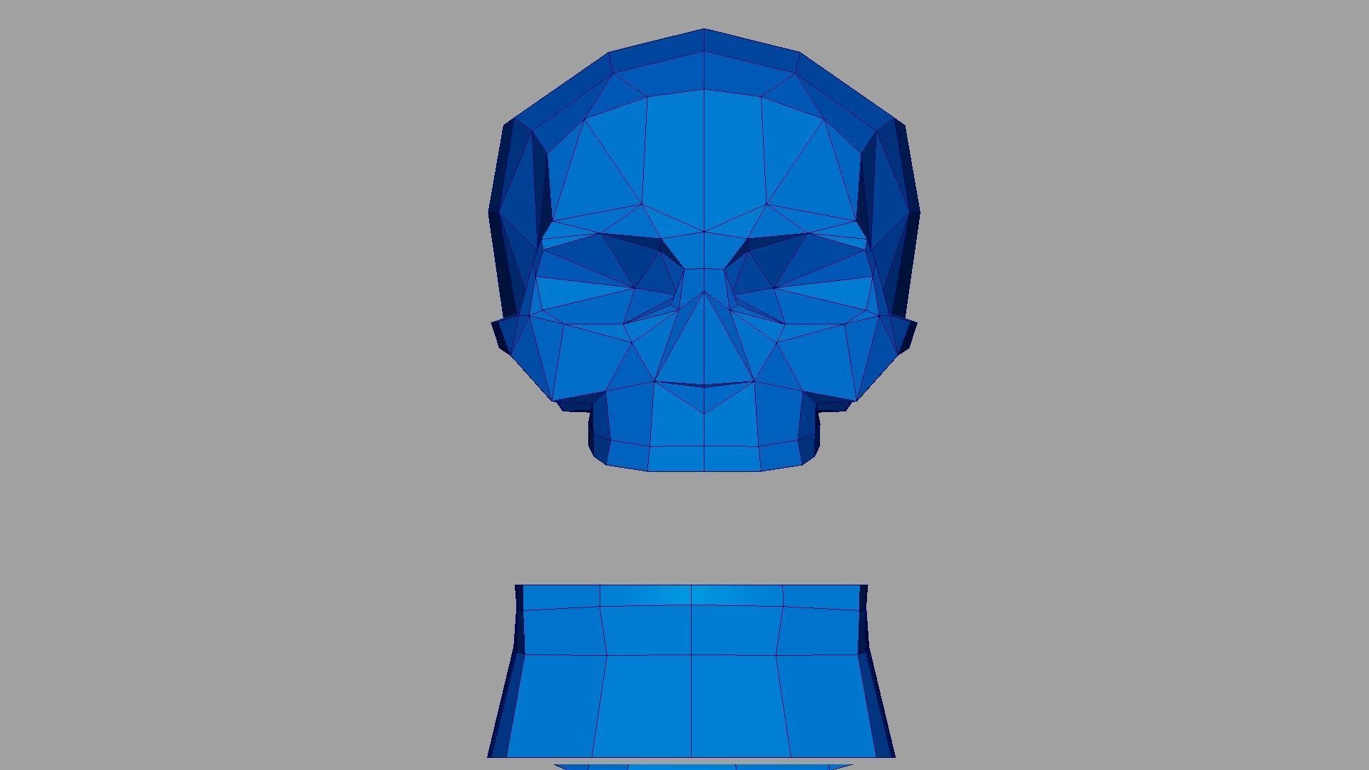 Geometric Skull and jaw DJ Booth 3D print model_6