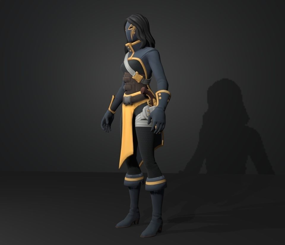 daring duelist 3D model_3
