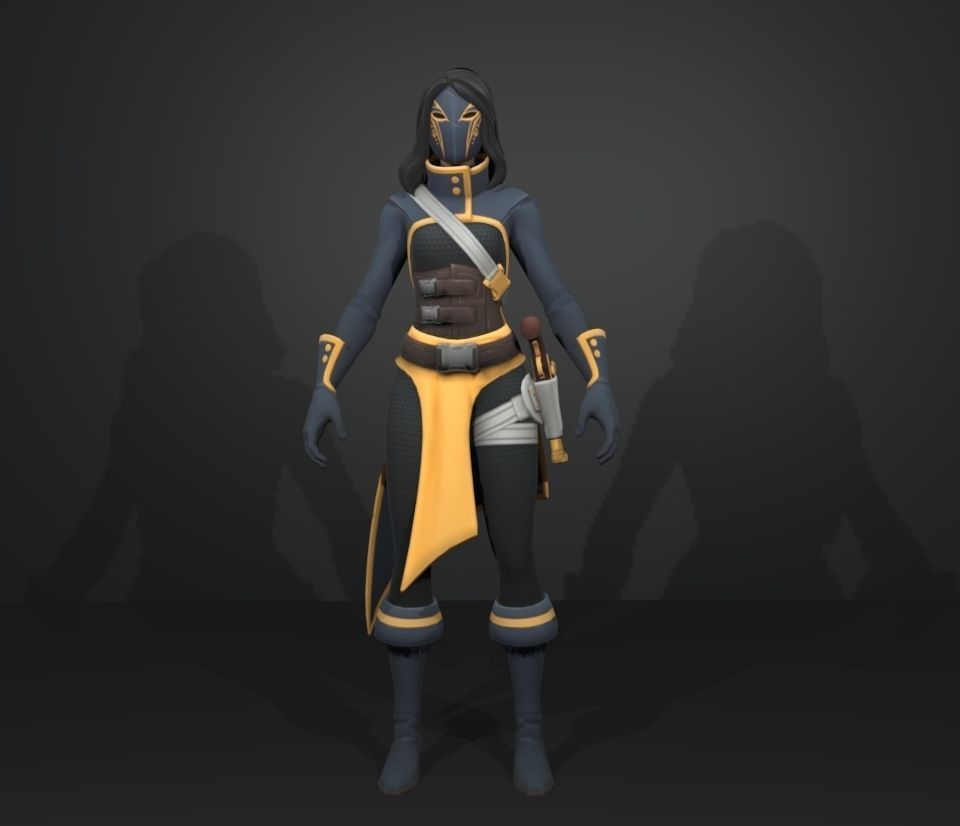 daring duelist 3D model_1
