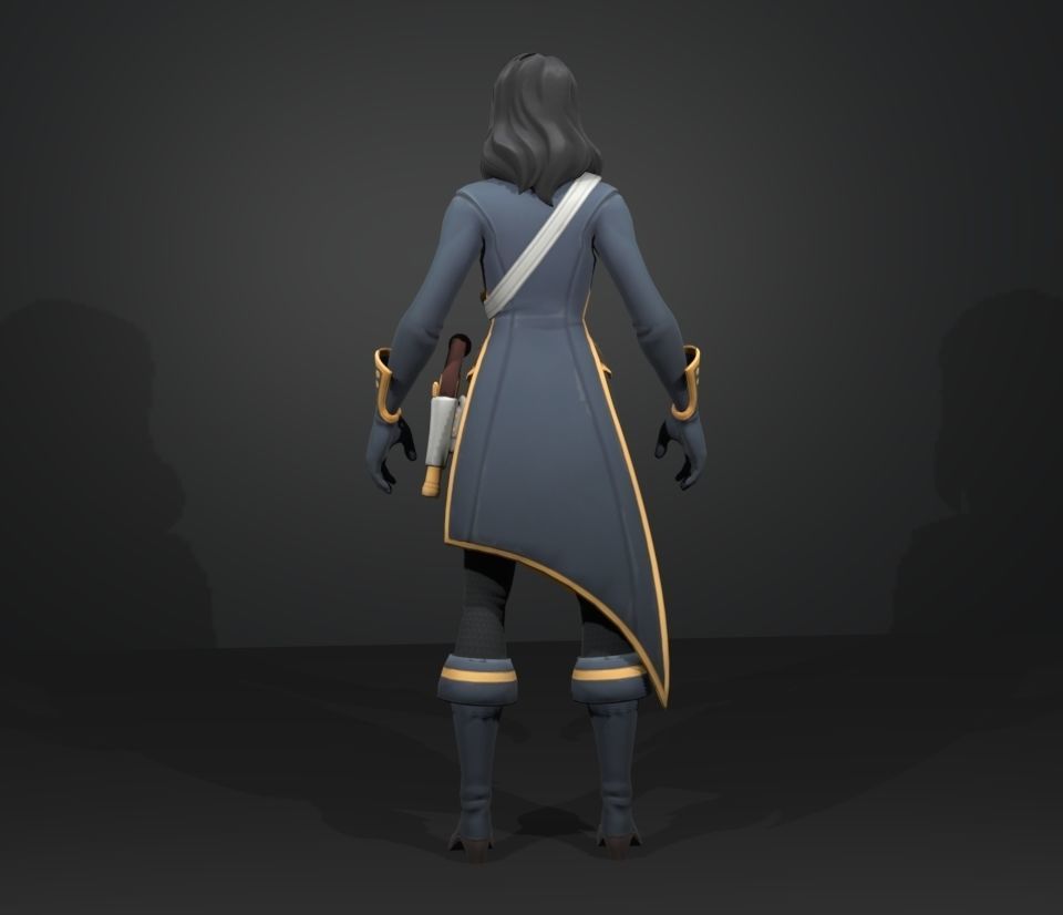daring duelist 3D model_4