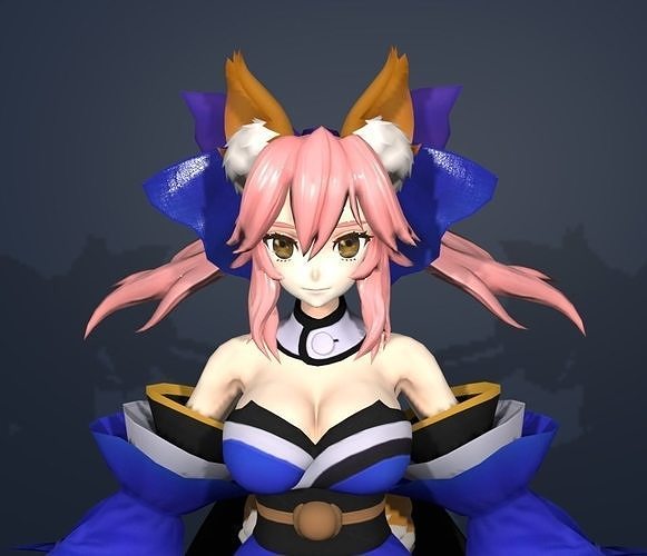 tamamo 3D model