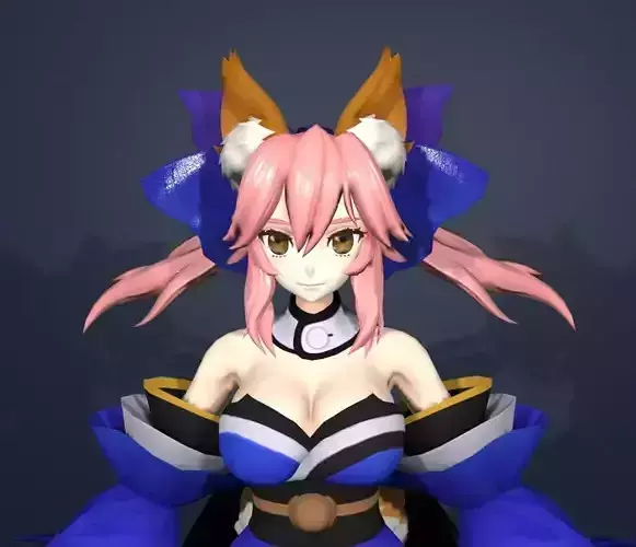 tamamo 3D model