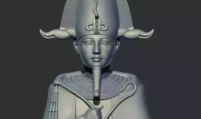 Osiris Egyptian God figurine 3d printable model 3D print model