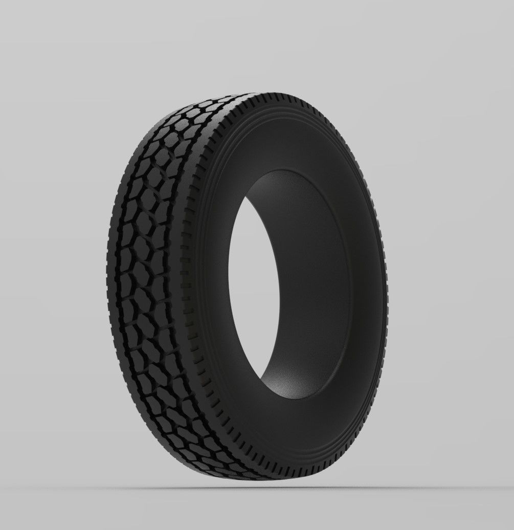 Mold for diecast Roadmaster RM275 truck tire Scale 1 to 25 3D print model_8
