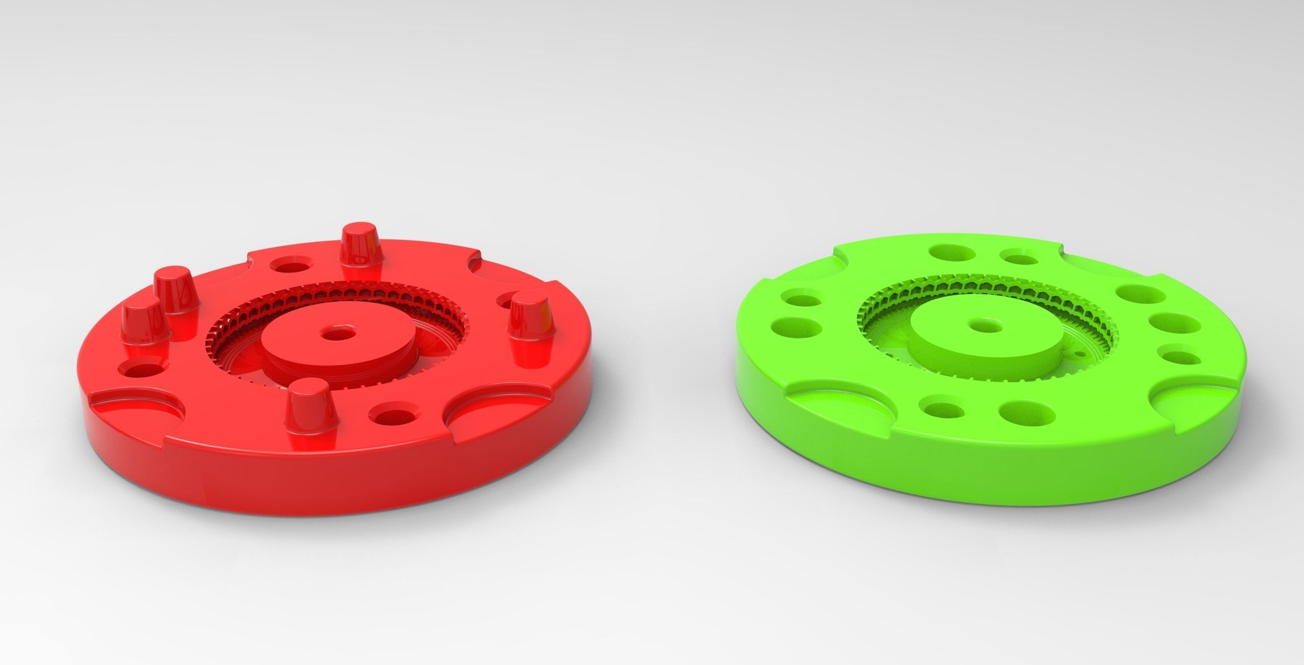 Mold for diecast Roadmaster RM275 truck tire Scale 1 to 25 3D print model_4