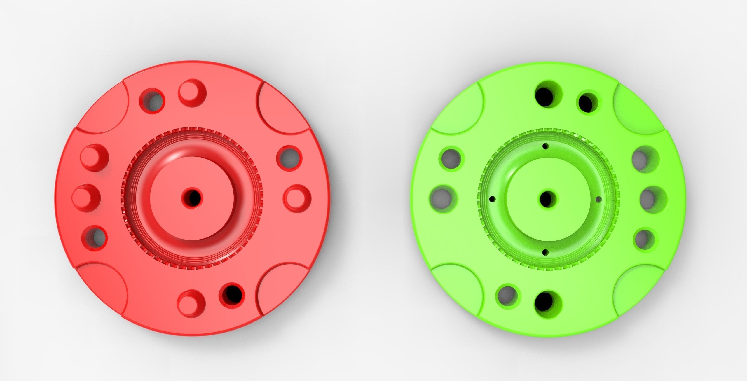 Mold for diecast Roadmaster RM275 truck tire Scale 1 to 25 3D print model_5