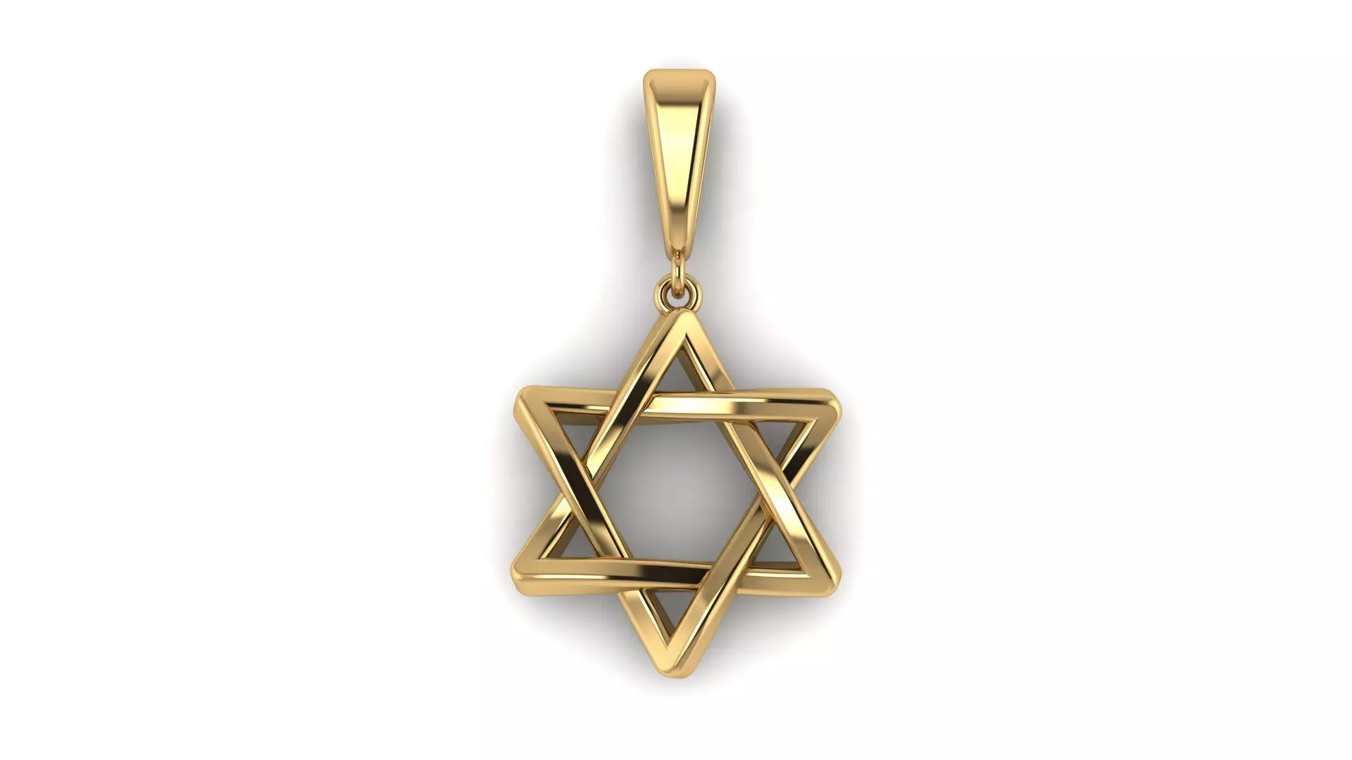 Star of David 15 mm Pendant Estrela de Davi 3D print model