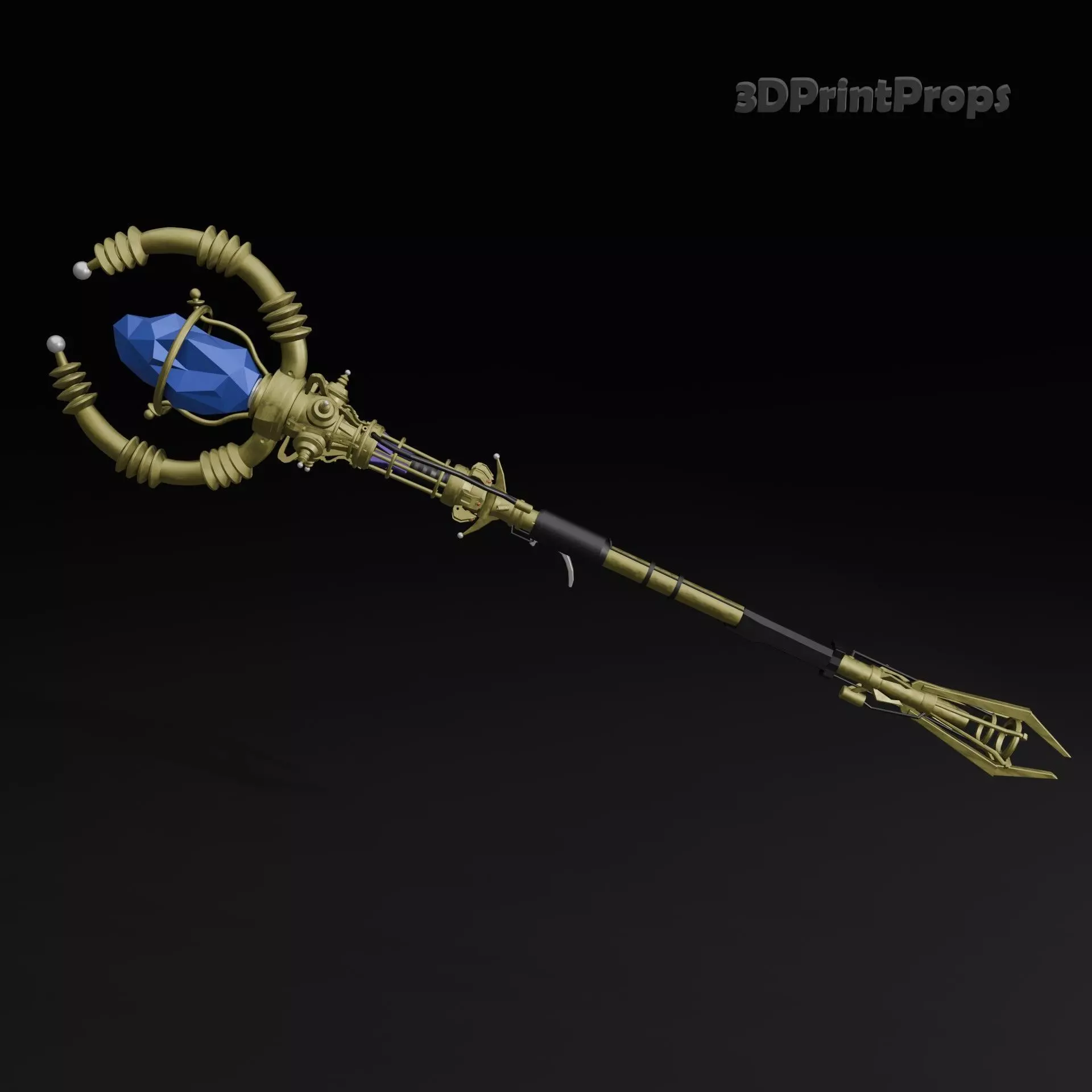Staff of Lightning 3D print model