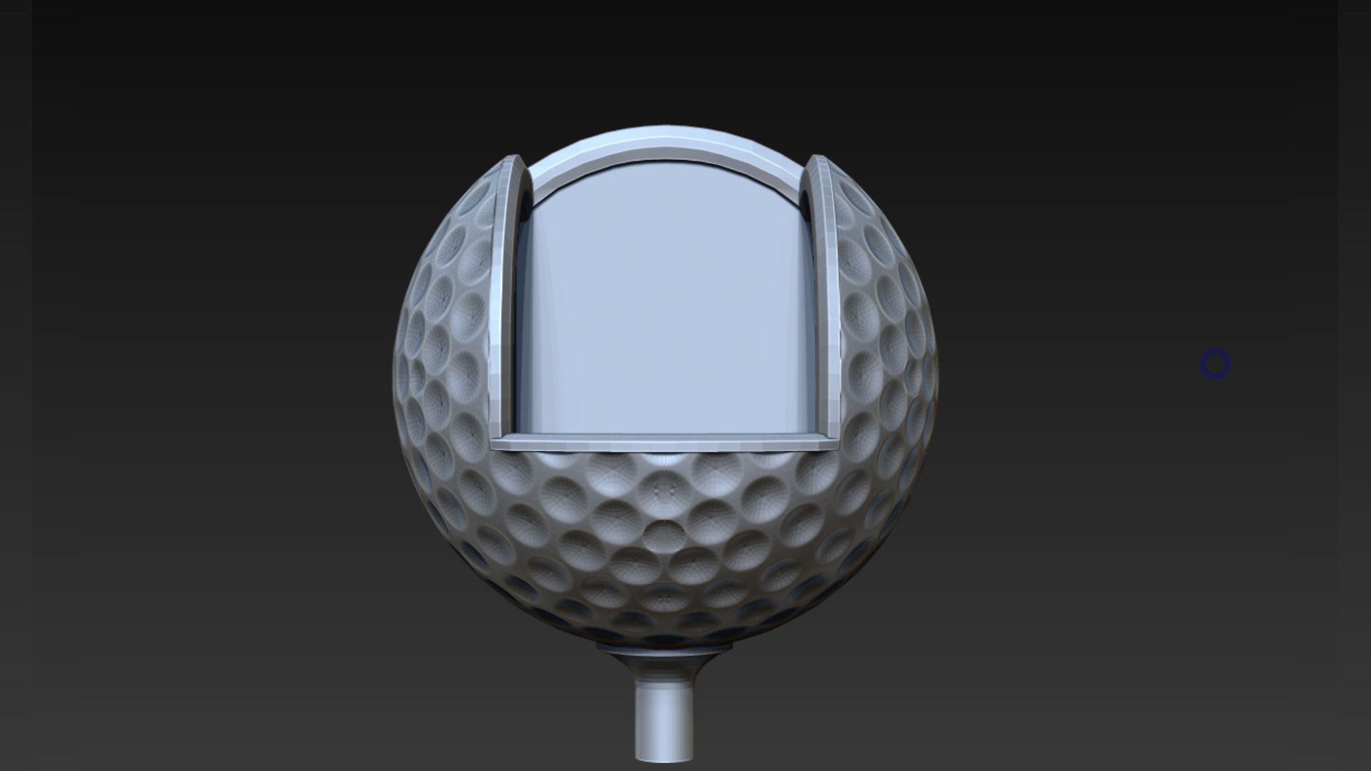 Golf Ball Swing 3D print model_2