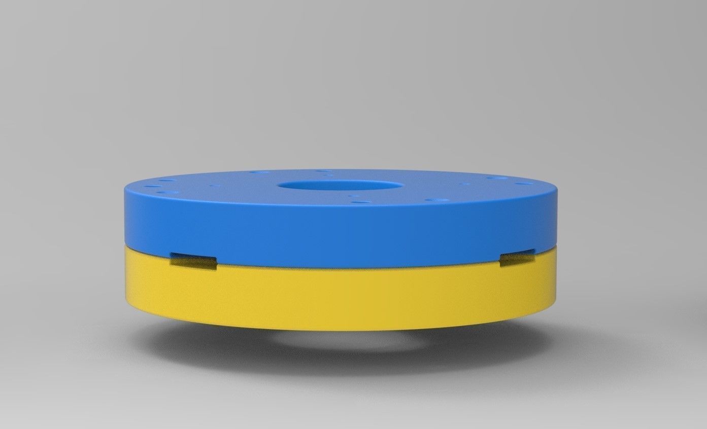 Mold for diecast Roadmaster RM275 truck tire Scale 1 to 10 3D print model_3