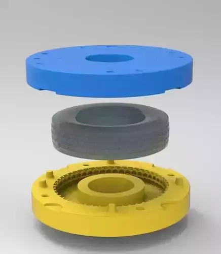 Mold for diecast Roadmaster RM275 truck tire Scale 1 to 10