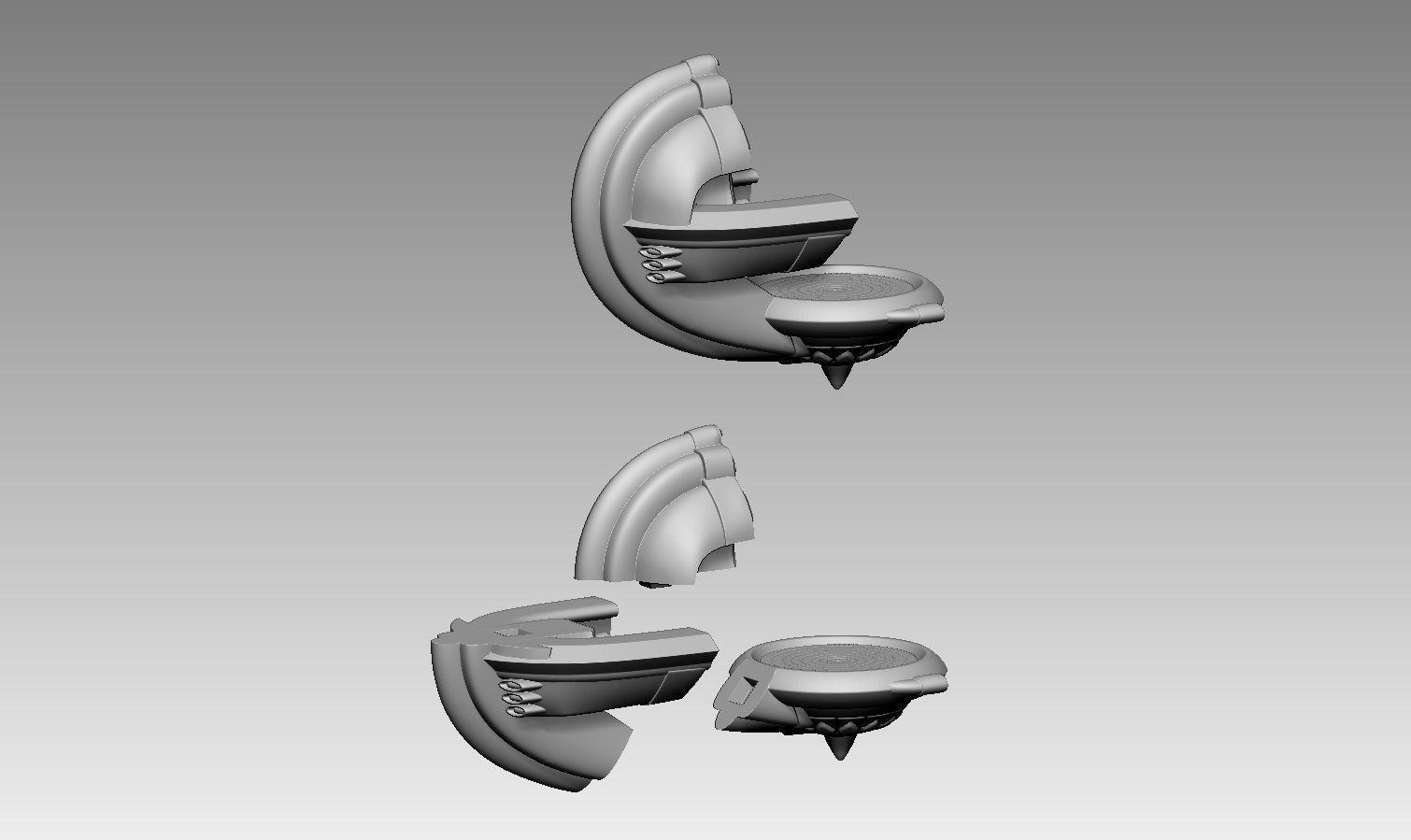 Kang the Conqueror Throne Only 3D print model_2