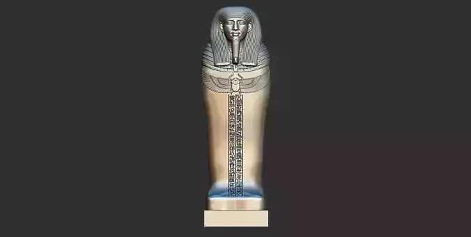 Egyptian Sarcophagus of the Vizier Gemenefhorbak stl  3D model 3D print model