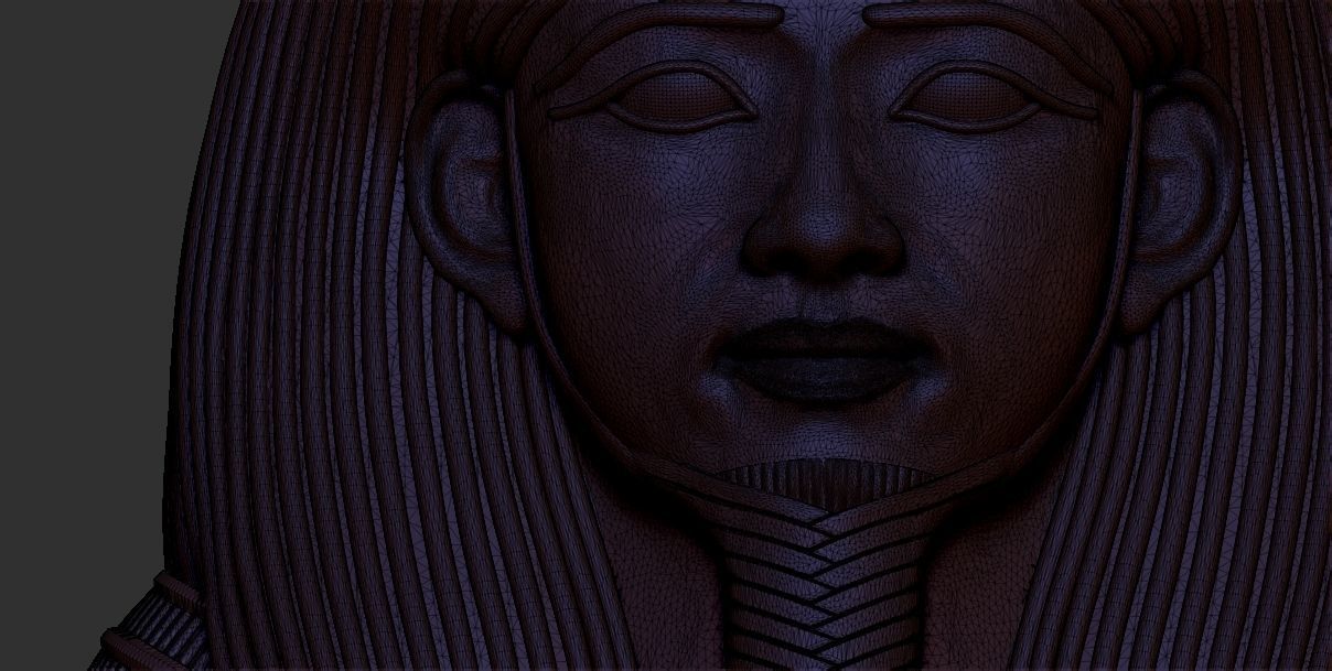 Egyptian Sarcophagus of the Vizier Gemenefhorbak stl  3D model 3D print model_6