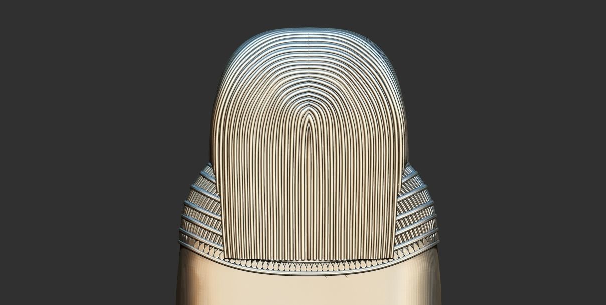 Egyptian Sarcophagus of the Vizier Gemenefhorbak stl  3D model 3D print model_7