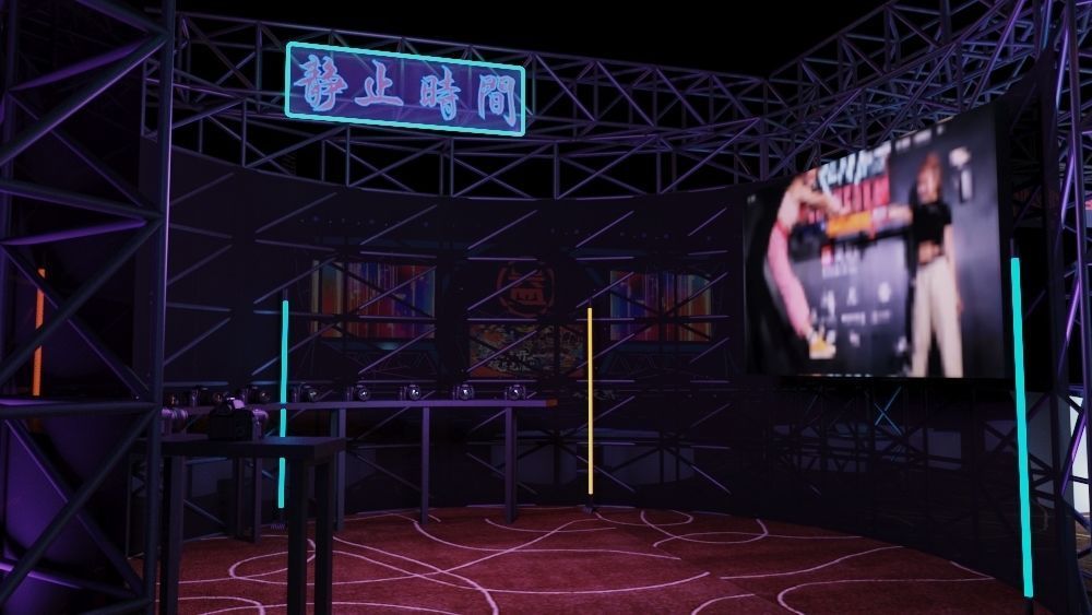 Cyberpunk stage 3D model_13