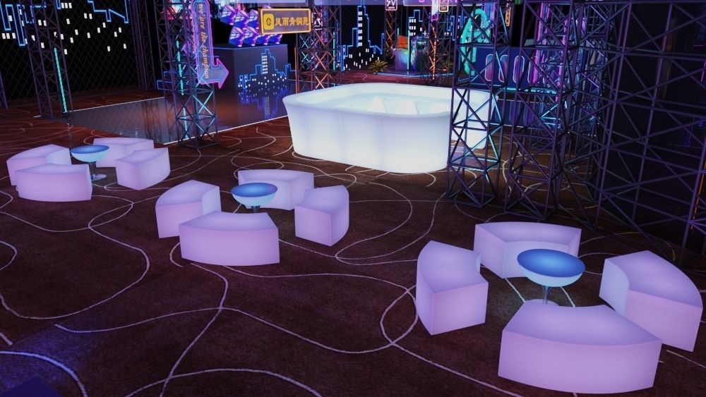 Cyberpunk stage 3D model_15