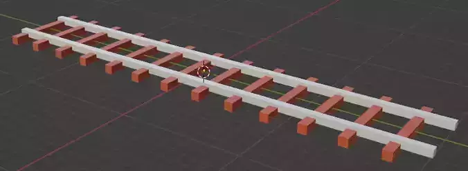 Lowpoly Rails