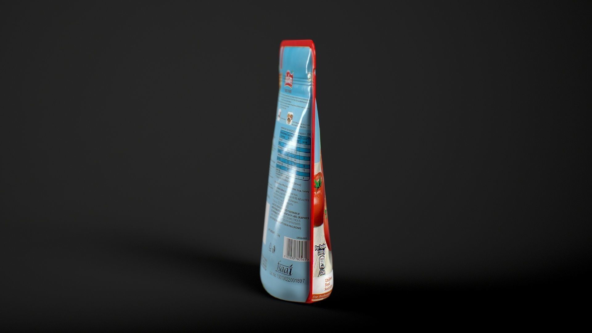 Tomato Puree Low-poly 3D model_7