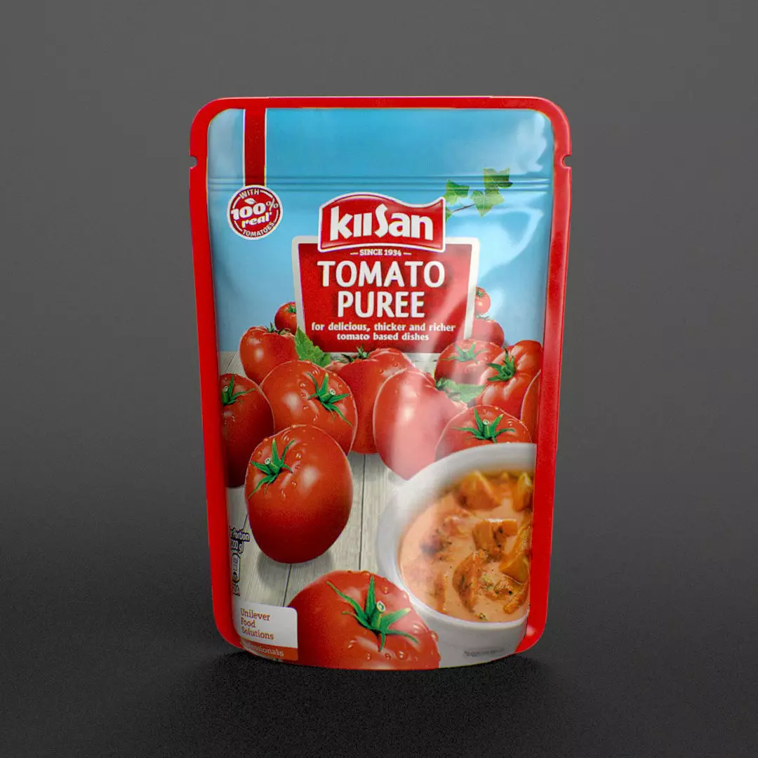 Tomato Puree Low-poly 3D model_0