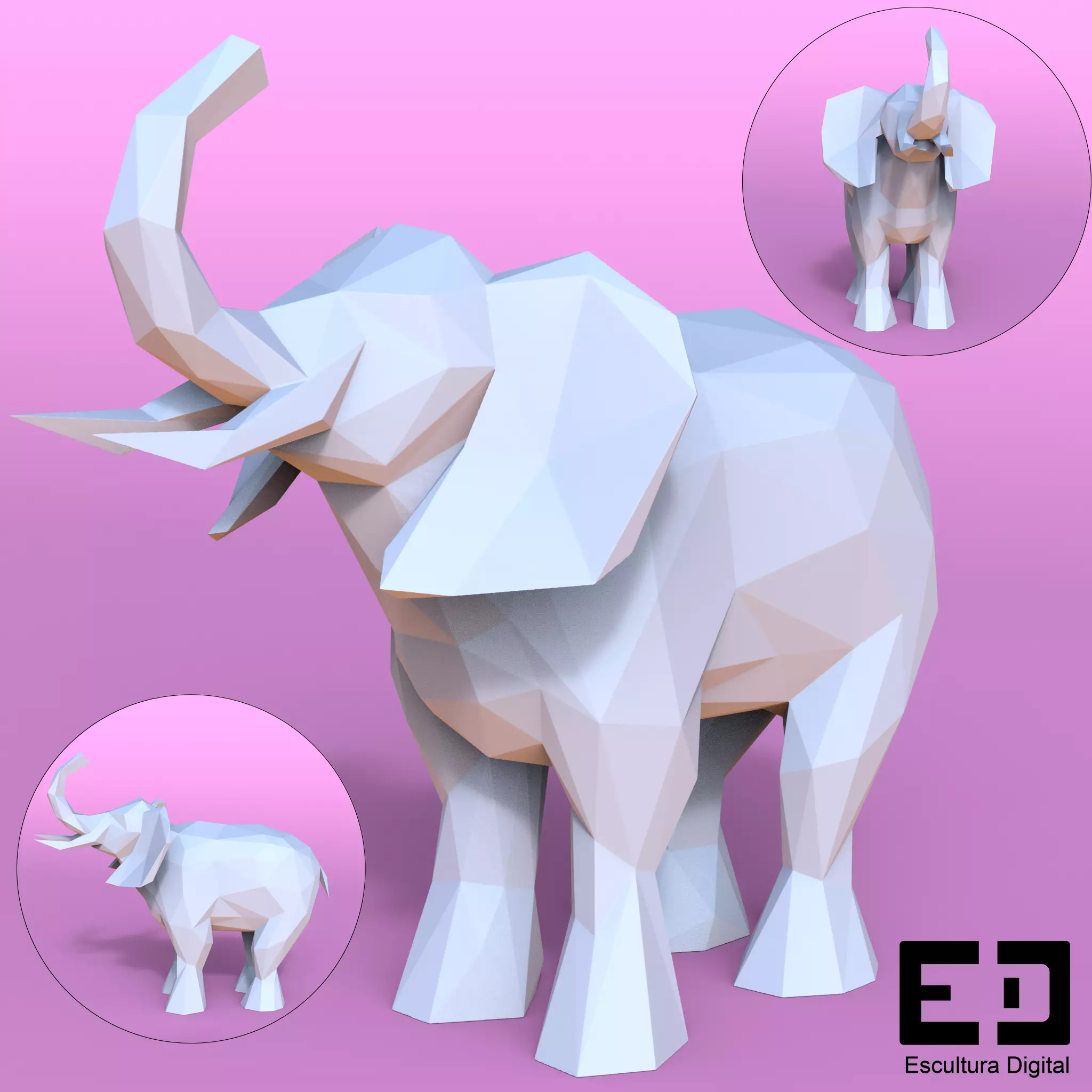 Elefante Free 3D print model