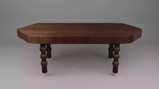 vintage wood table 