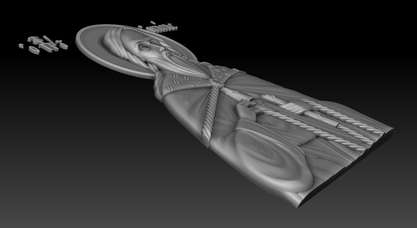 Elijah the prophet 3D print model_13