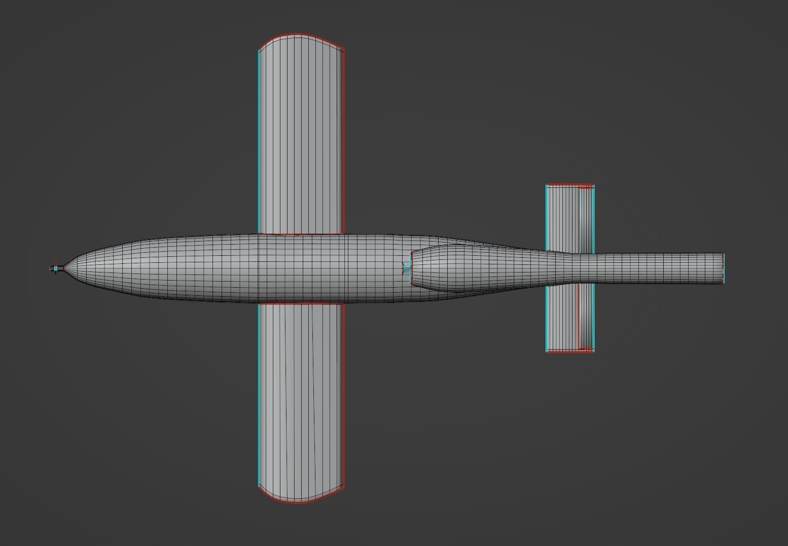 V1 Flying Bomb Low-poly 3D model_14