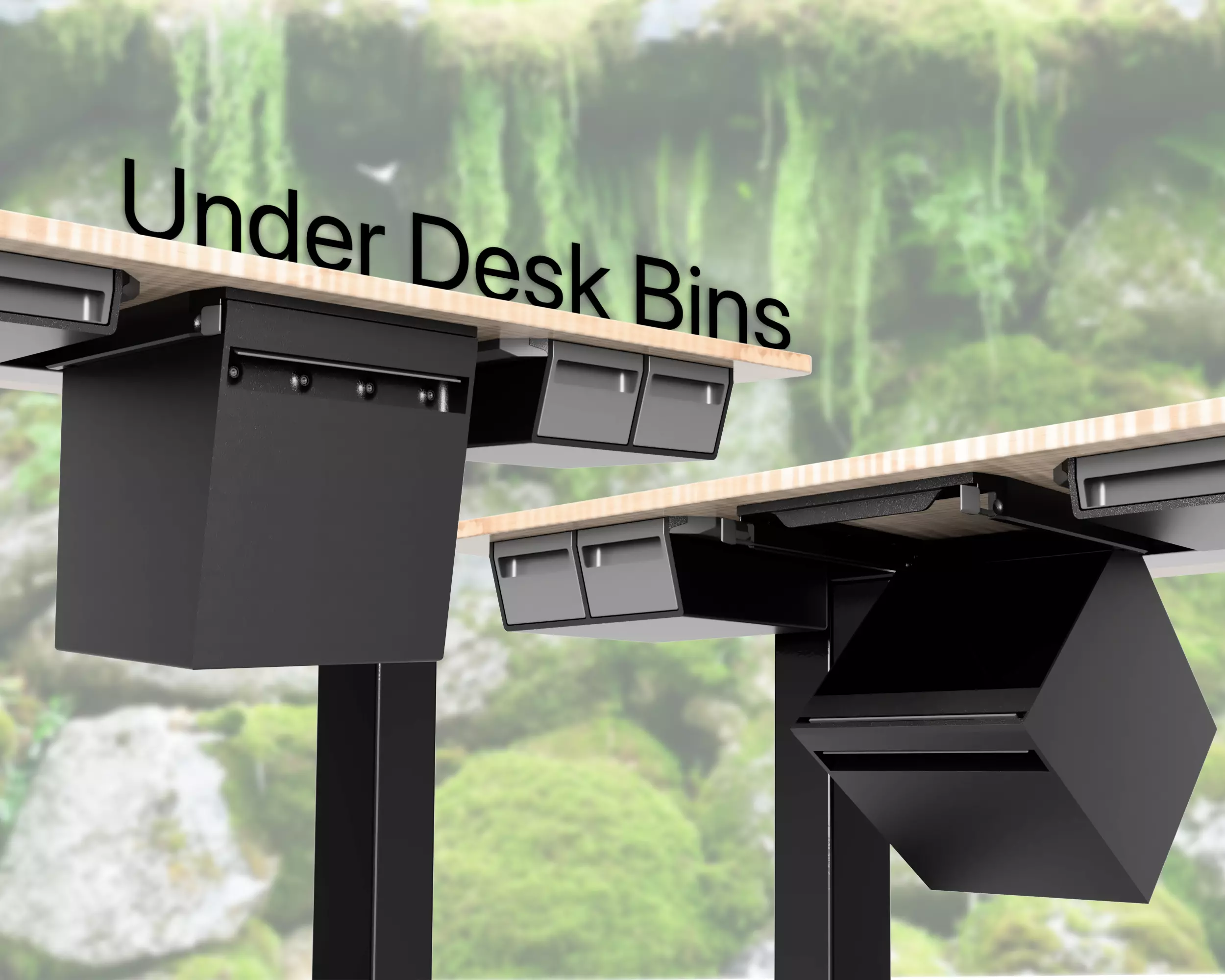 Under Desk Bin 3D print model
