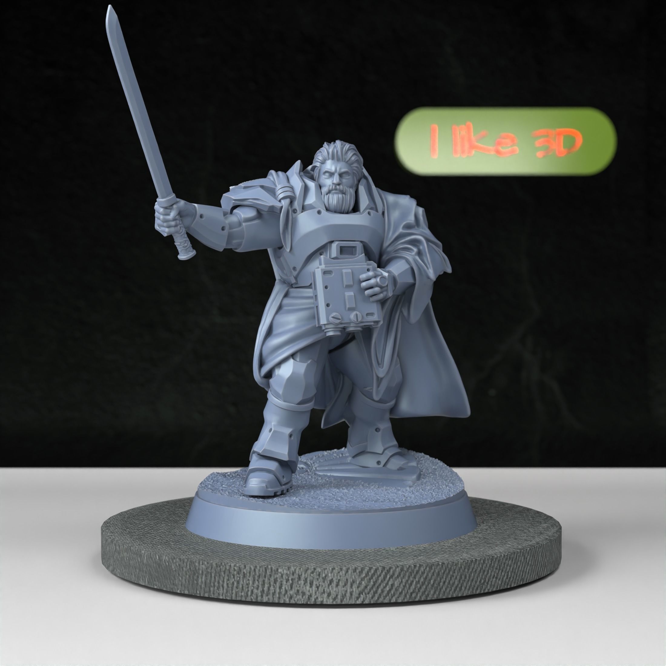Count Shannon Miniature from Arrakis Dune Dune 2 Universe 3D print model_3