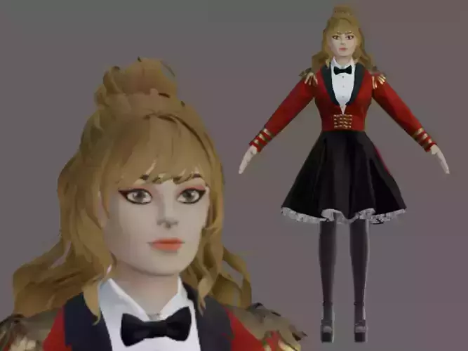 Anime girl character