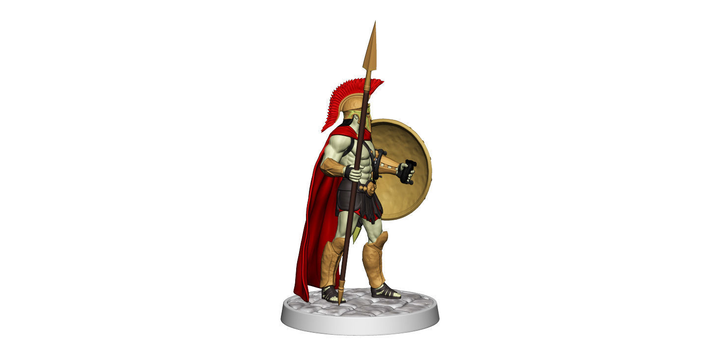 Spartan 2 Second set Medium spartan army 3D print model_18