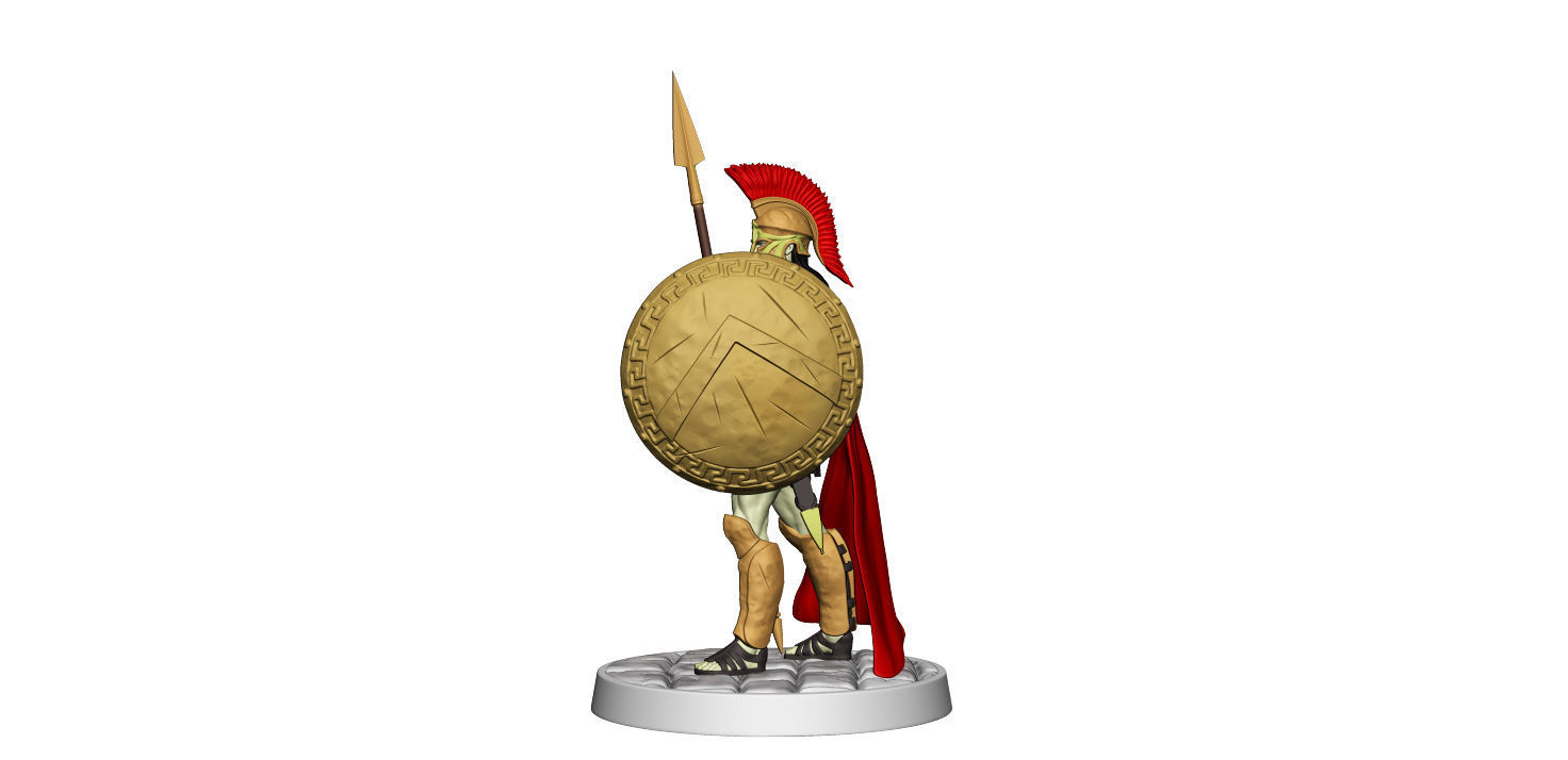 Spartan 2 Second set Medium spartan army 3D print model_17