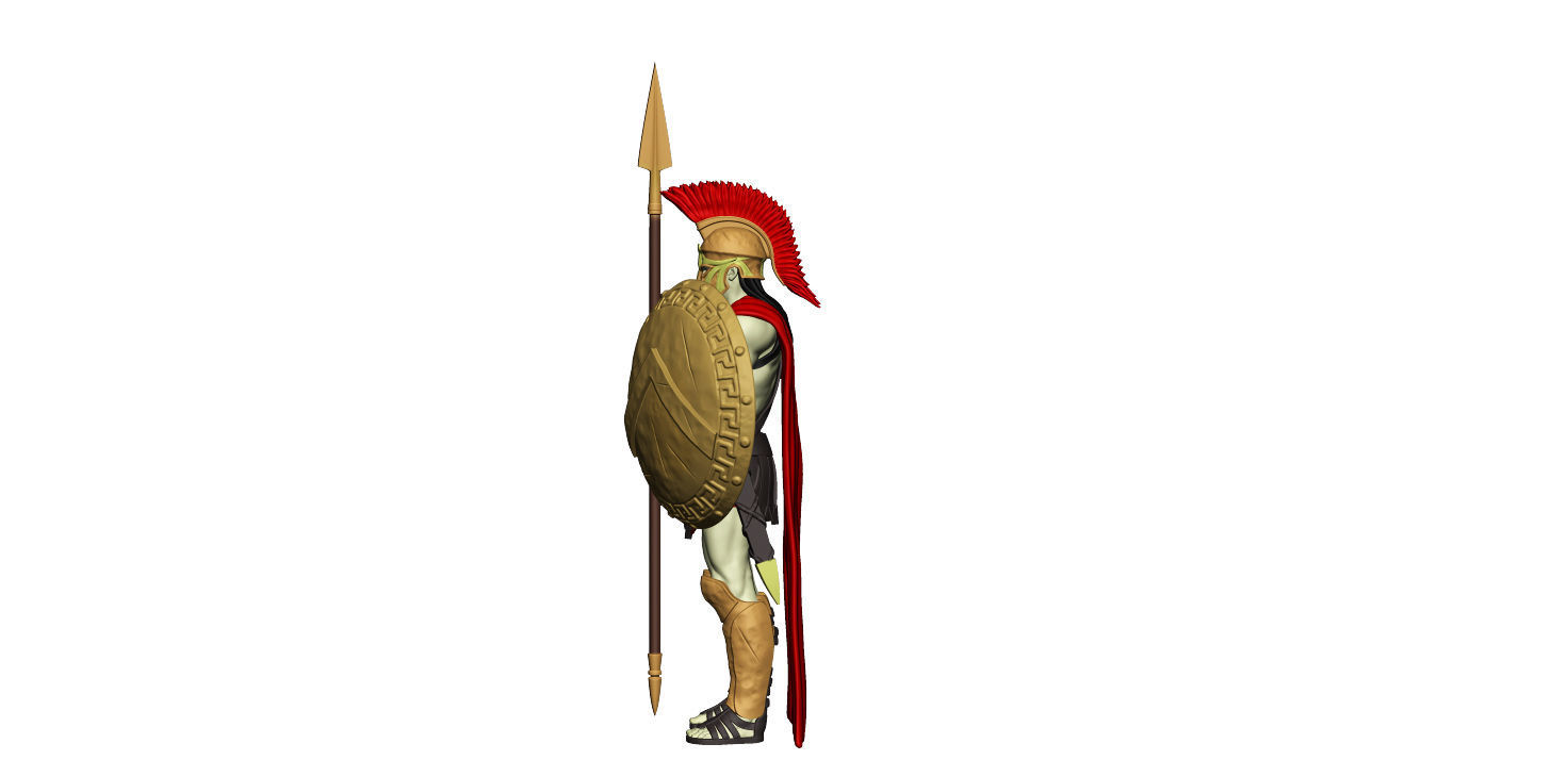 Spartan 3 Second set Medium spartan army 3D print model_17