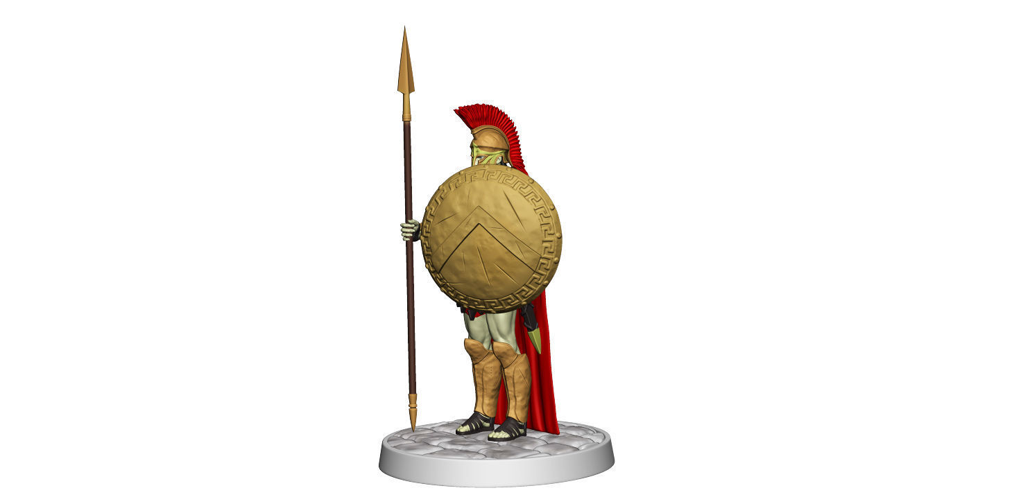 Spartan 3 Second set Medium spartan army 3D print model_20