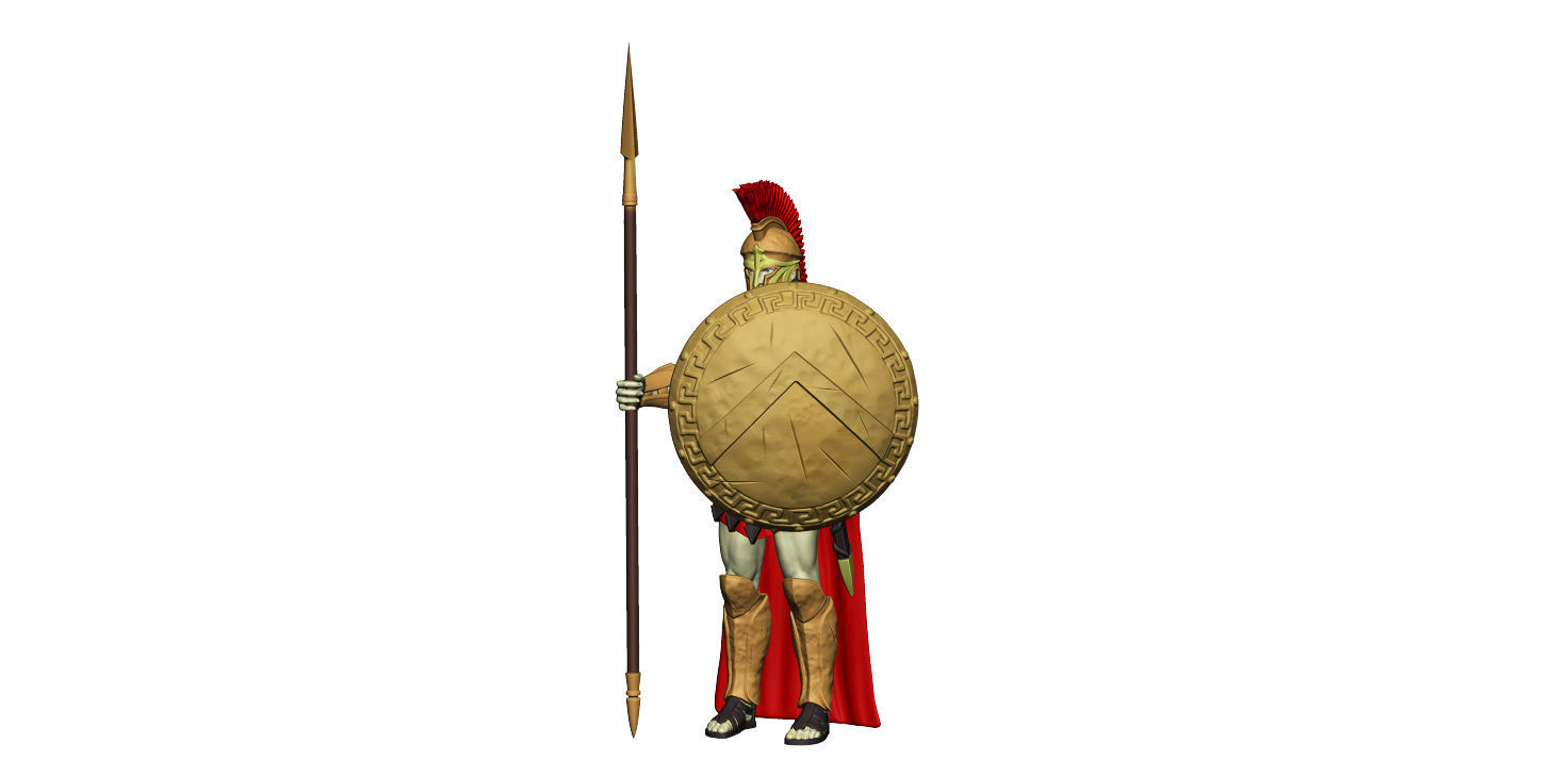 Spartan 3 Second set Medium spartan army 3D print model_16