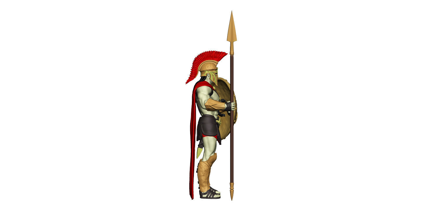 Spartan 3 Second set Medium spartan army 3D print model_14