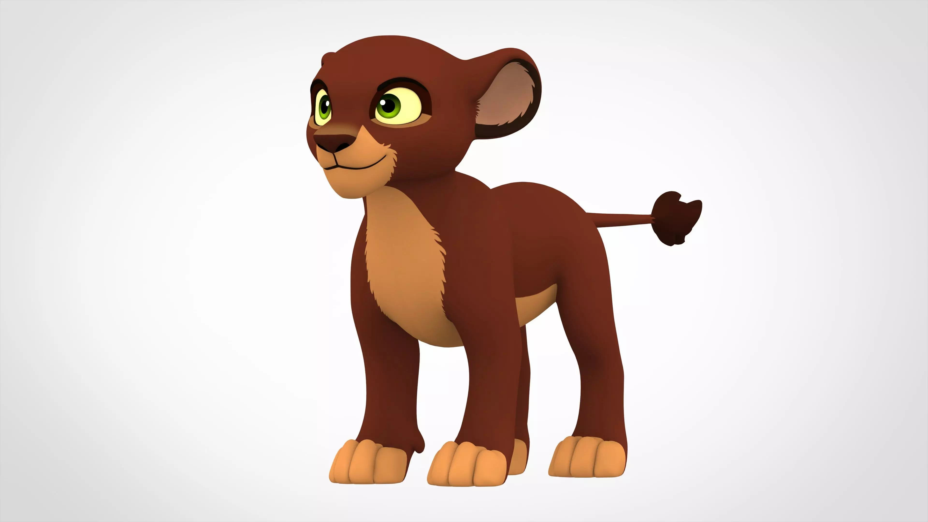 Kahawia Cub 3D model