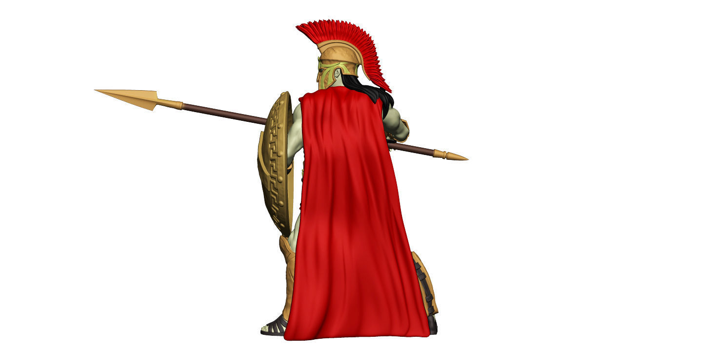 Spartan 4 Second set Medium spartan army 3D print model_10